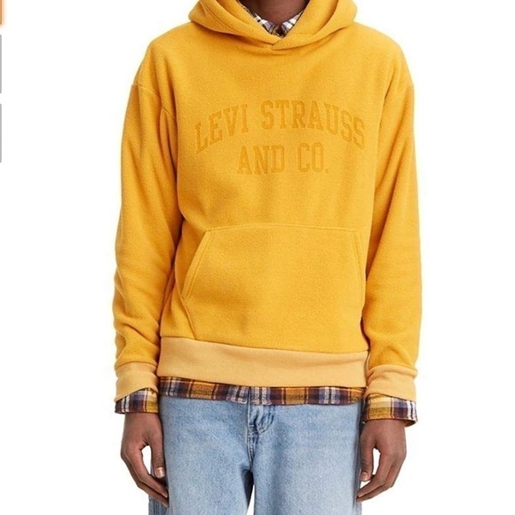 Levi Strauss and Co. Orange Pull over Sweater S/M/L NWT - Picture 1 of 7